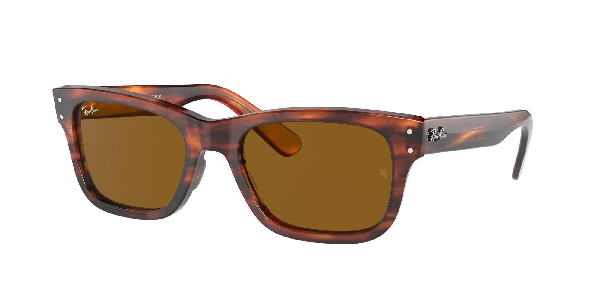 Amazon.com: Ray-Ban Men's RB2283F Mr. Burbank Low Bridge Fit